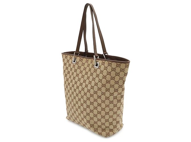 Gucci GG Canvas Tote Bag Braun Beige - Ansicht 2