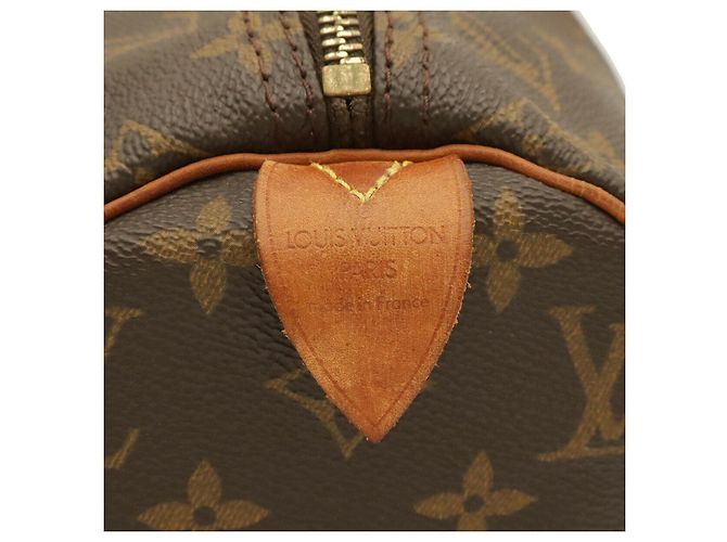 Borsa Louis Vuitton Speedy Boston Bag Marrone - vista 4
