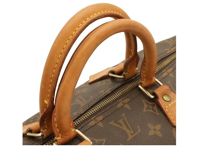 Borsa Louis Vuitton Speedy Boston Bag Marrone - vista 5
