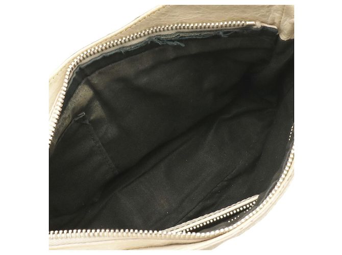 Borsa a spalla Balenciaga Giant Hip Marrone Beige - vista 7