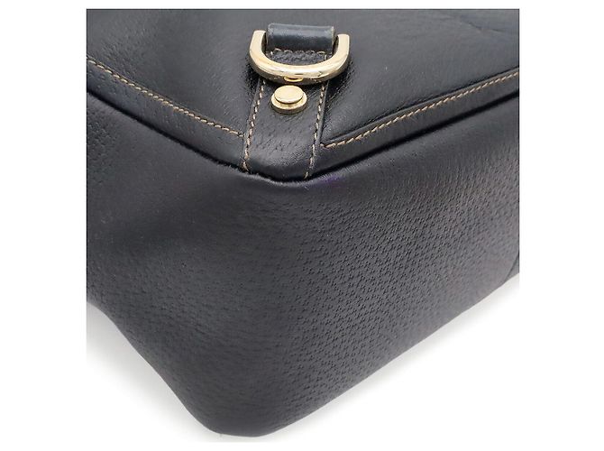 Borsa Tote Gucci GG Canvas Abbey Line Blu - vista 3