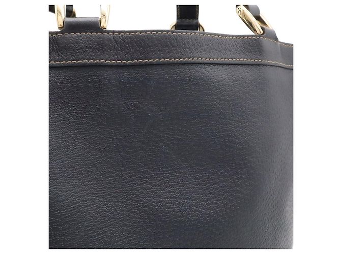 Borsa Tote Gucci GG Canvas Abbey Line Blu - vista 7