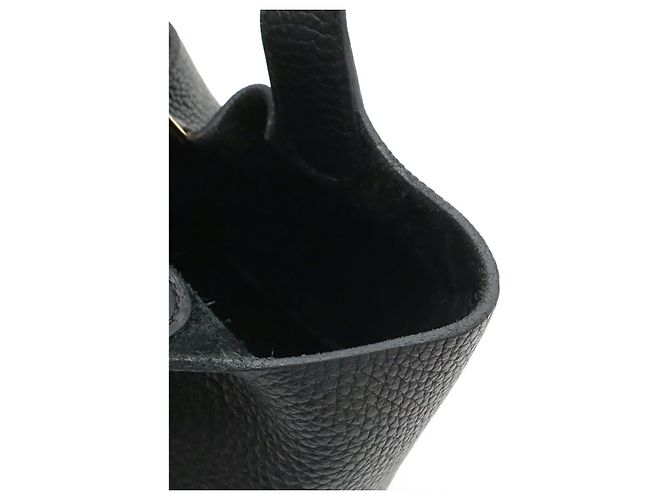 Hermès Borsa Hermes Picotin Lock PM Nero - vista 6