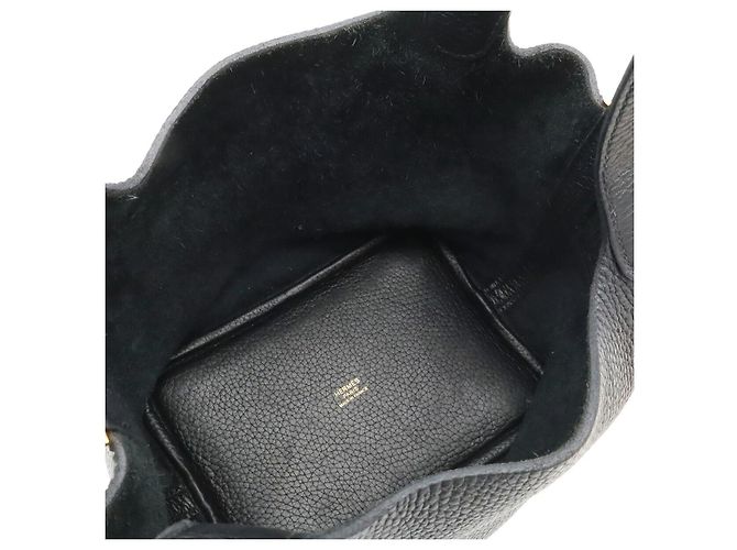 Hermès Borsa Hermes Picotin Lock PM Nero - vista 7