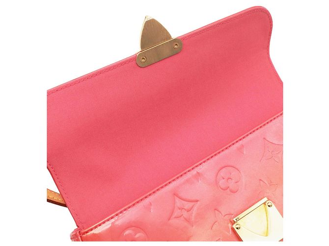 Borsa Louis Vuitton Vernis Malibu Street Rosa - vista 8