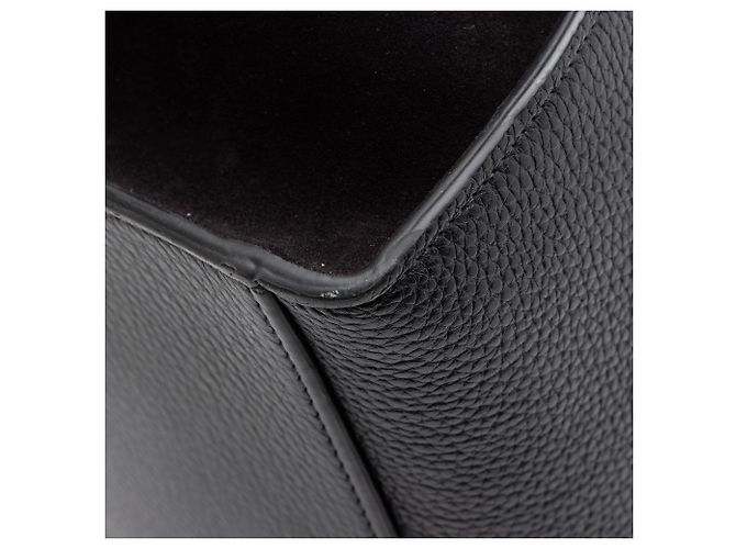 Céline Bolsa Trapeze Medium em couro de bezerro Celine Preto - vista 9