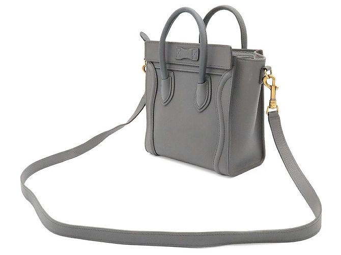 Céline Bolsa Celine Nano Luggage Preto - vista 2