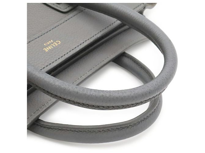 Céline Bolsa Celine Nano Luggage Preto - vista 4