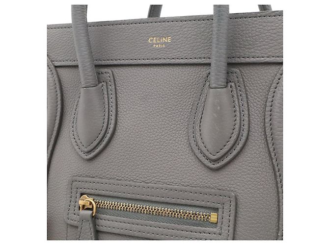 Céline Bolsa Celine Nano Luggage Preto - vista 9