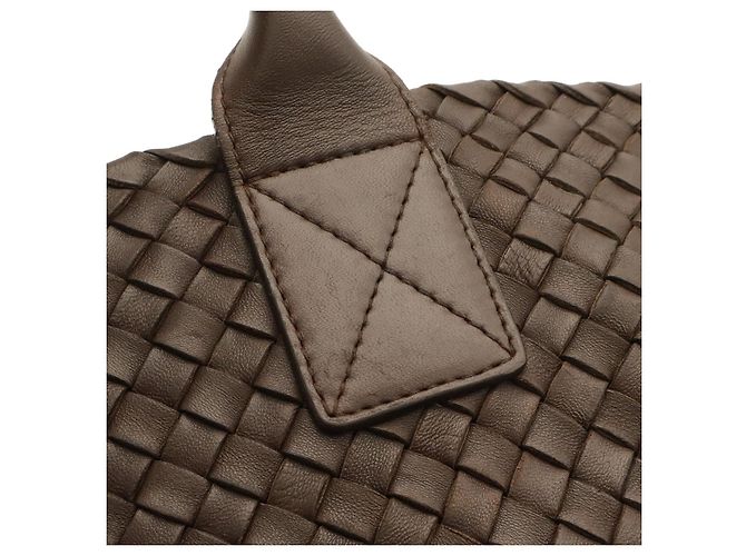 Borsa Cabat MM Intrecciato Bottega Veneta Marrone - vista 4