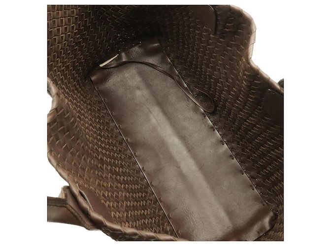 Borsa Cabat MM Intrecciato Bottega Veneta Marrone - vista 6