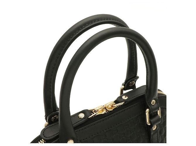 Gucci Micro Guccissima Handtasche Schwarz - Ansicht 4