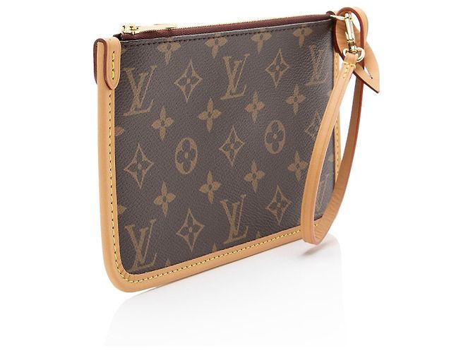 Louis Vuitton Monogram Canvas CarryAll PM Pochette Castaño - vista 2