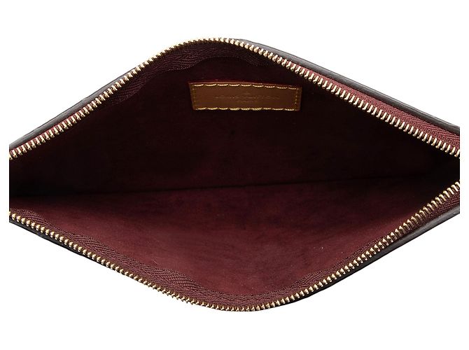 Louis Vuitton Monogram Canvas CarryAll PM Pochette Castaño - vista 5