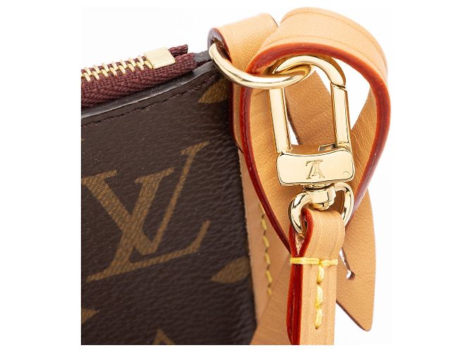 Louis Vuitton Monogram Canvas CarryAll PM Pochette Castaño - vista 8