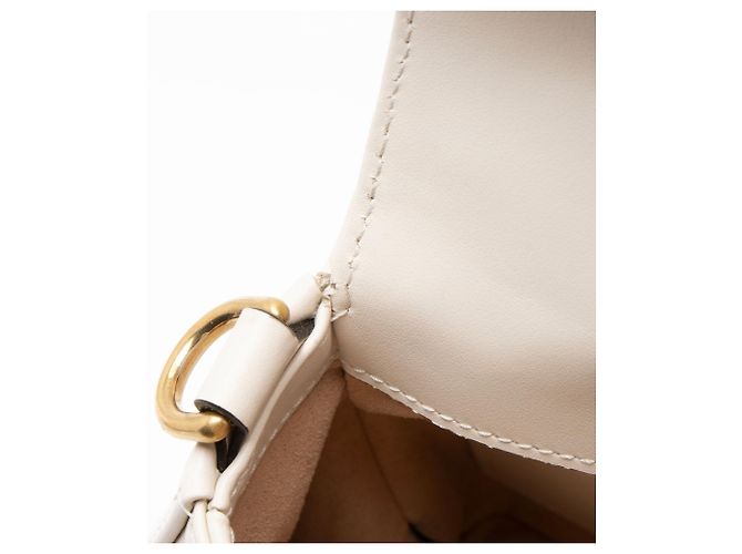 Mini borsa Top Handle GG Marmont in pelle matelassé Gucci Bianco - vista 10