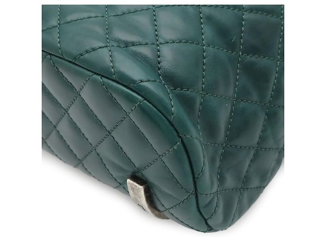 Chanel Matelasse Coco Mark Backpack Green - view 3