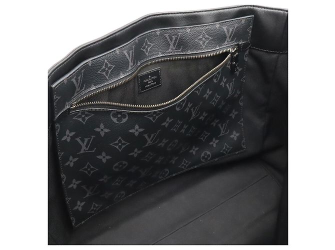 Louis Vuitton Monogram Eclipse Grand Sac Tote Schwarz - Ansicht 7