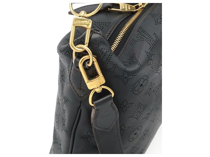Borsa Louis Vuitton Mahina Selene PM Nero - vista 4