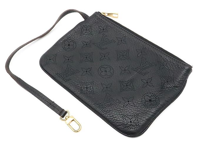 Borsa Louis Vuitton Mahina Selene PM Nero - vista 9
