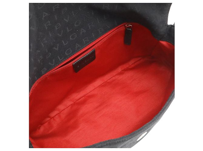 Bulgari Borsa a tracolla Bvlgari Logo Mania Nero - vista 5