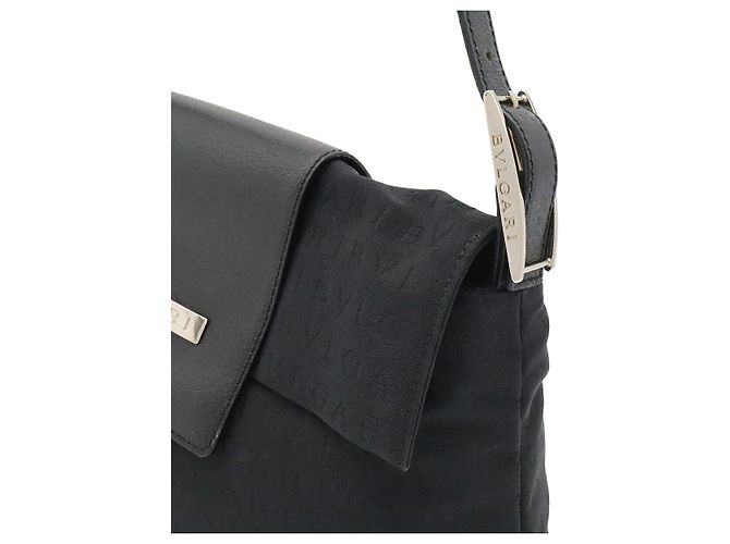 Bulgari Borsa a tracolla Bvlgari Logo Mania Nero - vista 7