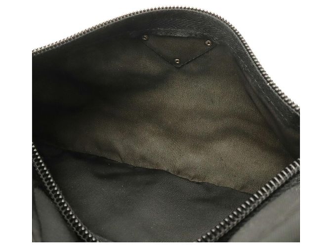 Bolsa Tiracolo Prada Triangle Logo Preto - vista 8
