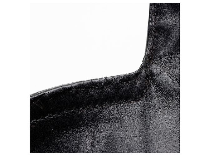 Prada Vintage Tessuto Small Shoulder Bag Nero - vista 9
