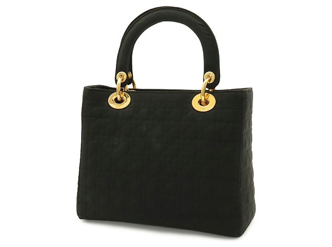 Autre Marque Borsa a mano Medium Lady Dior Cannage Dior Nero - vista 2
