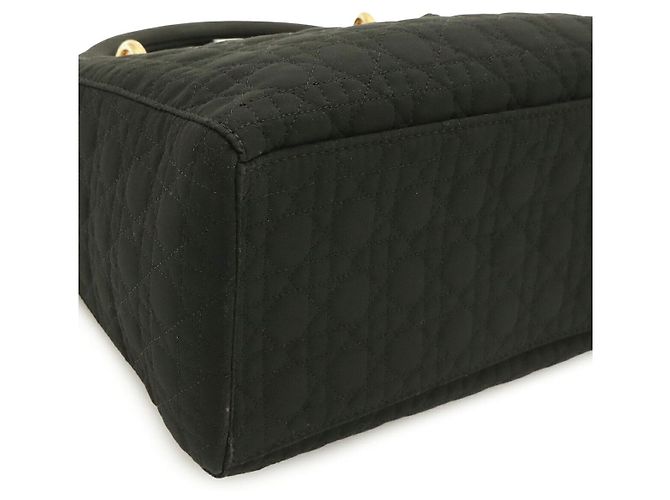 Autre Marque Borsa a mano Medium Lady Dior Cannage Dior Nero - vista 3