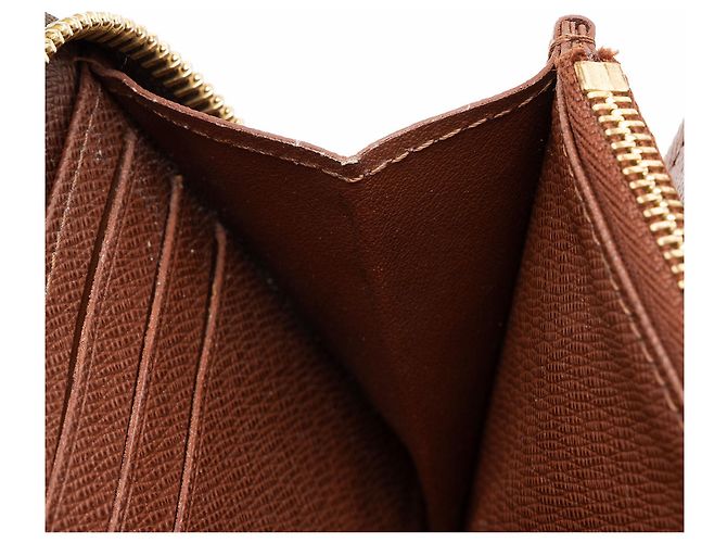 Louis Vuitton Monogram Canvas Zippy Wallet Braun - Ansicht 10