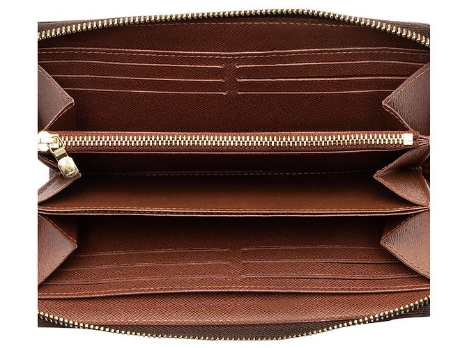 Louis Vuitton Monogram Canvas Zippy Wallet Braun - Ansicht 5