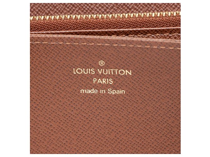 Louis Vuitton Monogram Canvas Zippy Wallet Braun - Ansicht 6