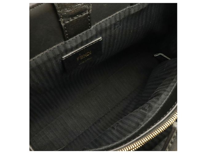 Fendi Petite 2Jours Tote Bag Schwarz - Ansicht 8