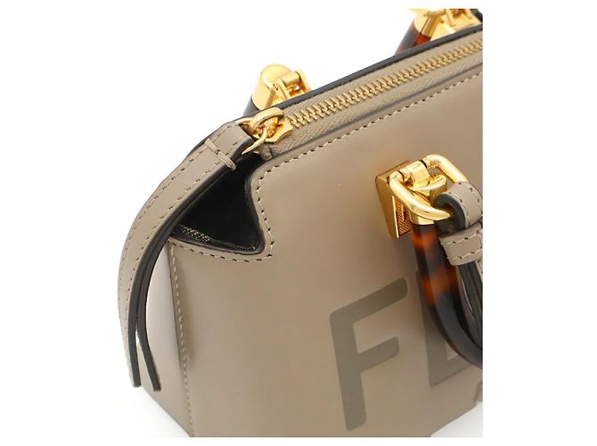 Borsa Fendi By The Way Mini Marrone Beige - vista 6