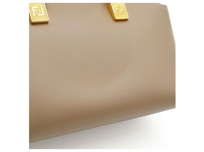 Borsa Fendi By The Way Mini Marrone Beige - vista 8
