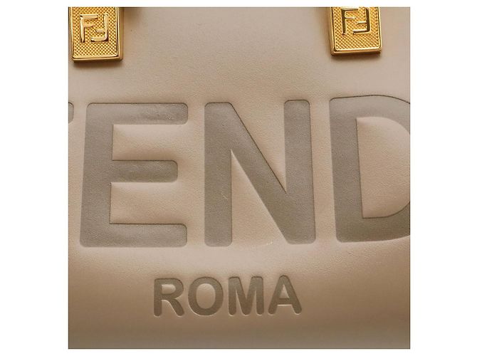 Borsa Fendi By The Way Mini Marrone Beige - vista 9