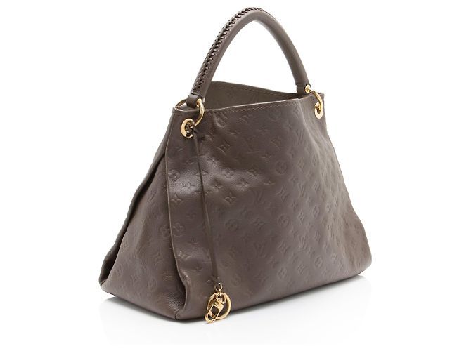 Borsa a tracolla Louis Vuitton Monogram Empreinte Artsy MM Marrone - vista 2