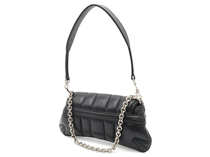 Borsa a tracolla Gucci Horsebit Small Chain Nero - vista 2