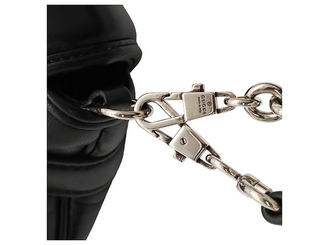 Borsa a tracolla Gucci Horsebit Small Chain Nero - vista 7