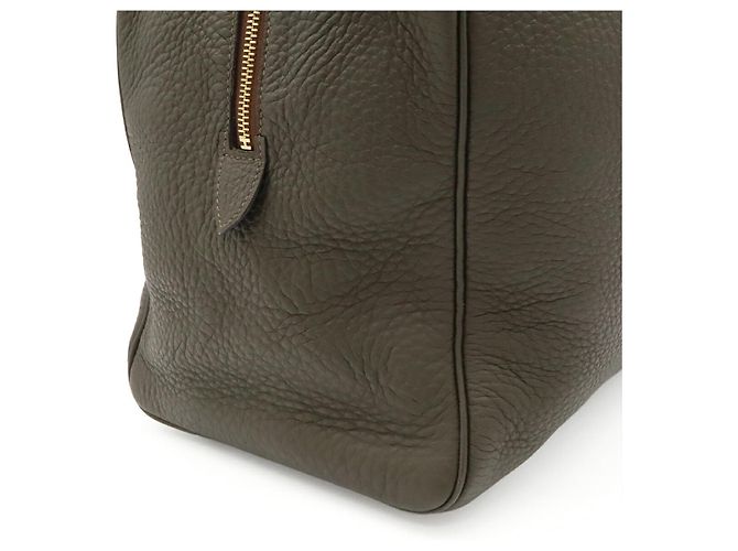 Hermès Borsa Hermes Victoria Boston Bag Verde - vista 8