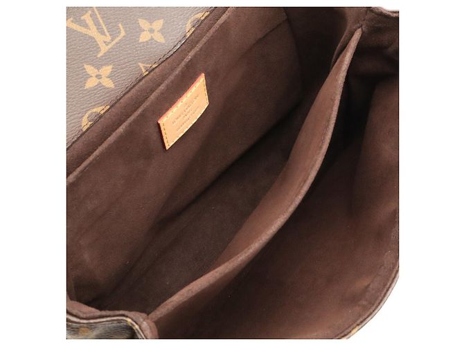 Borsa a tracolla Louis Vuitton Pochette Metis MM Marrone - vista 9
