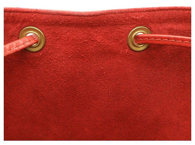 Borsa a tracolla Louis Vuitton Petit Noe Rosso - vista 8