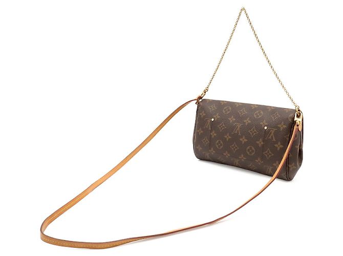 Borsa a tracolla Louis Vuitton Monogram Favorite MM Marrone - vista 2