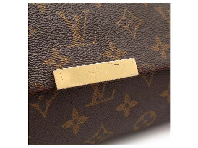 Borsa a tracolla Louis Vuitton Monogram Favorite MM Marrone - vista 6