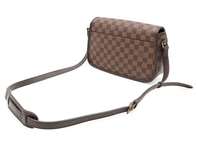 Borsa a tracolla Louis Vuitton Damier Marrone - vista 2