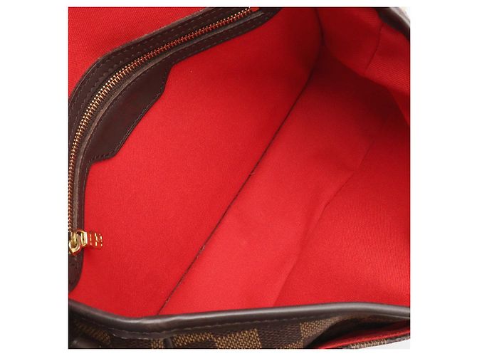 Borsa a tracolla Louis Vuitton Damier Marrone - vista 8
