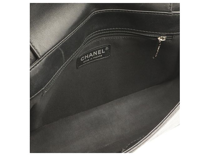 Chanel Mademoiselle Double Flap Schultertasche Schwarz - Ansicht 5