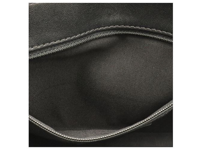 Chanel Mademoiselle Double Flap Schultertasche Schwarz - Ansicht 6