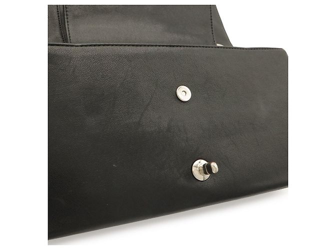 Chanel Mademoiselle Double Flap Schultertasche Schwarz - Ansicht 8